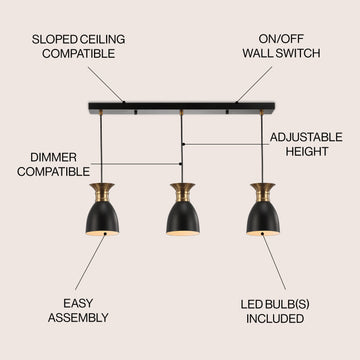 Edison Metal LED Pendant